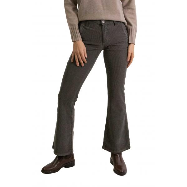 Pantalone in velluto scampanato Please